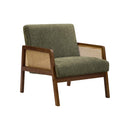  Monarch I 8336 Accent Chair  - Green/Walnut IMAGE 1