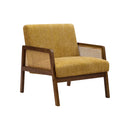  Monarch I 8338 Accent Chair  - Gold/Walnut IMAGE 1