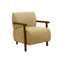 Monarch I 8342 Accent Chair  - Gold/Walnut IMAGE 1