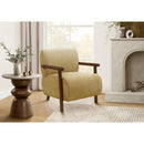  Monarch I 8342 Accent Chair  - Gold/Walnut IMAGE 2