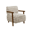  Monarch I 8344 Accent Chair  - Grey/Walnut IMAGE 1