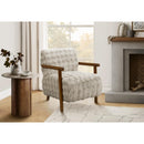  Monarch I 8344 Accent Chair  - Grey/Walnut IMAGE 2