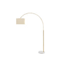  Monarch I 9640 79" Arc Floor Lamp - Beige IMAGE 1