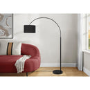  Monarch I 9641 81" Arc Floor Lamp - Black IMAGE 2