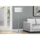 Monarch I 9681 61" Floor lamp - Silver/White IMAGE 2