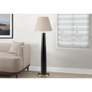  Monarch I 9683 62" Floor Lamp - Black/Beige IMAGE 2