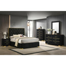  IFDC Chloe King Upholstered Platform Bed Chloe King Bed IMAGE 2