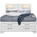 IFDC Beds Full Jordyn Full Bed - White IMAGE 2