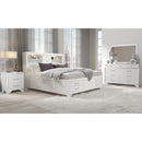 IFDC Chests 5 Drawers Jordyn Chest - White IMAGE 4