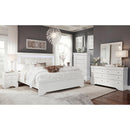  IFDC Chests 5 Drawers Pompei Chest - White IMAGE 2