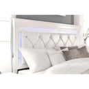  IFDC Beds King Pompei King Bed - White IMAGE 3