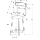  Monarch 2 Pub Height Stools I 2303 IMAGE 3