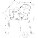  Monarch Outdoor Seating Dining Chairs I 4024 IMAGE 3