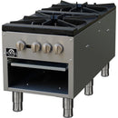  Forno 18-inch Commerciale gas stock pot range with 2 powerful 3-ring burner FCMSP0094-18 IMAGE 1