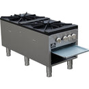  Forno 18-inch Commerciale gas stock pot range with 2 powerful 3-ring burner FCMSP0094-18 IMAGE 4