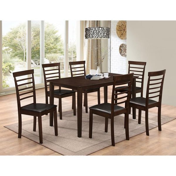 IFDC T-1048|C-1011 7 pc Dining Set IMAGE 1