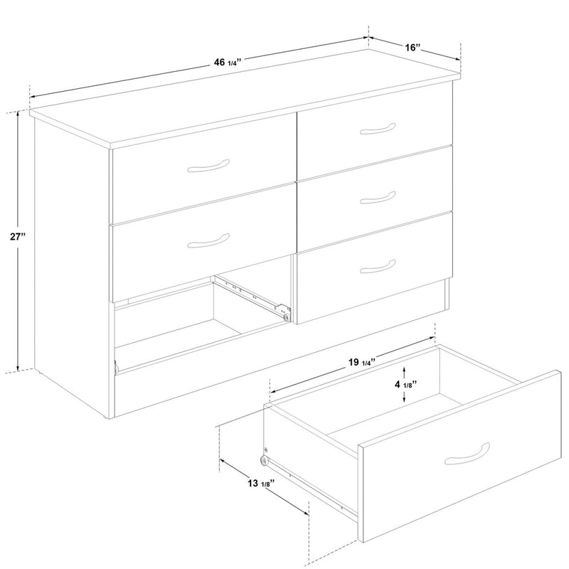 SUA-V Double desk BILLABONG