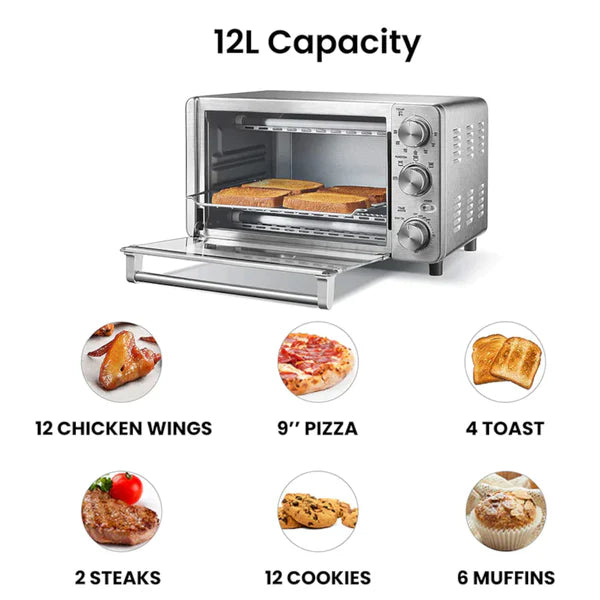 Four Grille-Pain 4 Tranches Acier Inoxydable Comfee ( CFO-BG12(SS) )