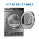 Danby Ensemble Lave-linge à chargement frontal et Sèche-linge à condensation à chargement frontal 24″ empilable DWM022D1DSDB / DDY040D1DSDB [BOITE OUVERTE]