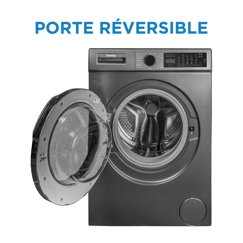 Danby 24″ Stackable Front Load Washer and Condenser Dryer Combo DWM022D1DSDB / DDY040D1DSDB [SCRATCH AND DENT}]