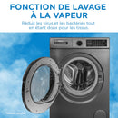 Danby Ensemble Lave-linge à chargement frontal et Sèche-linge à condensation à chargement frontal 24″ empilable DWM022D1DSDB / DDY040D1DSDB [BOITE OUVERTE]