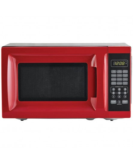 Mainstays 700 Watt Red Countertop Microwave (EM720CGA-R)