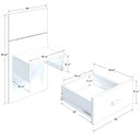 SUA-V Ensemble de 2 table de nuit ZEN