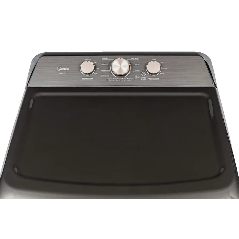 Midea Sécheuse à chargement frontal, à tambour, gris métallisé, 7,0 pi. cu.. MLTW47A5BGG [BOITE OUVERTE]