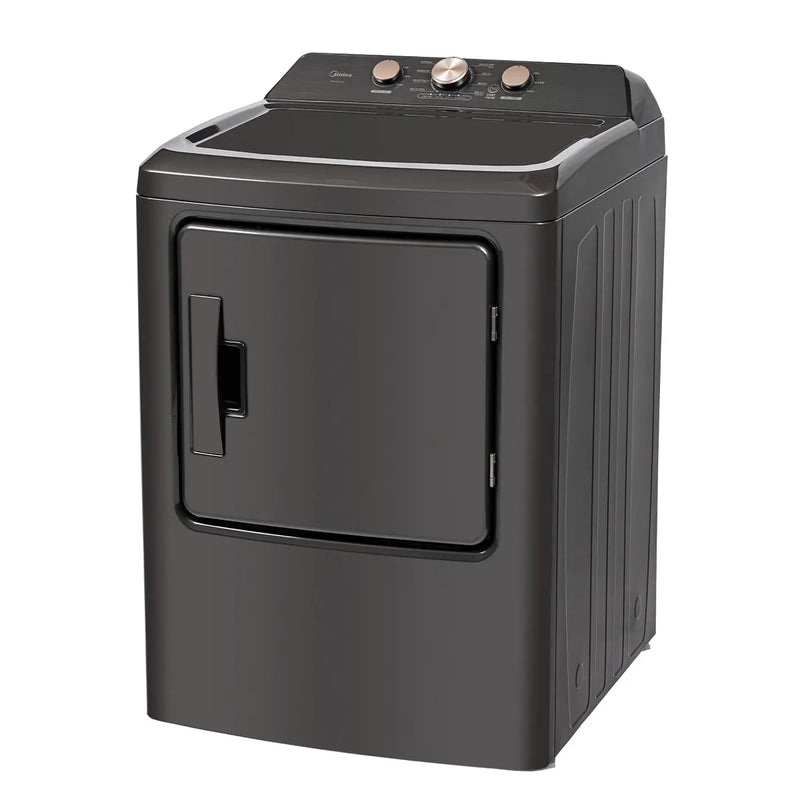 Midea Sécheuse à chargement frontal, à tambour, gris métallisé, 7,0 pi. cu.. MLTW47A5BGG [BOITE OUVERTE]