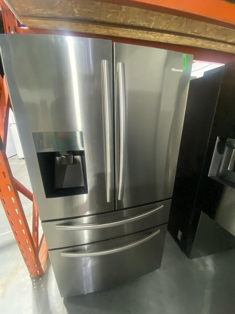 36" Stainless Steel Bottom Freezer Refrigerator | RF21N1ASD - Hisense*** USED ***