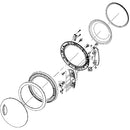 Ensemble de porte de sécheuse pour Sécheuse Samsung DC97-14870A [BOITE OUVERTE]