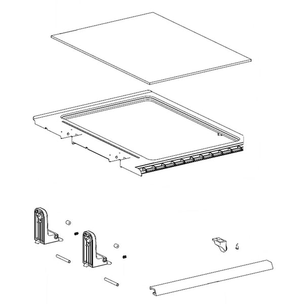 Refrigerator Shelf for Samsung DA97-15362A Refrigerator [OPEN BOX]