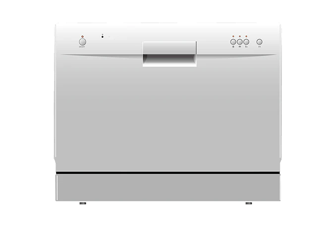RCA RDW3208 24" White Portable Countertop Dishwasher [SCRTCH & DENT]