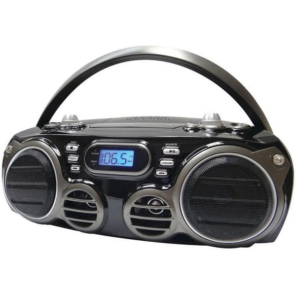 Sylvania AM/FM Portable Bluetooth CD Radio Boom Box (SRCD682BT)