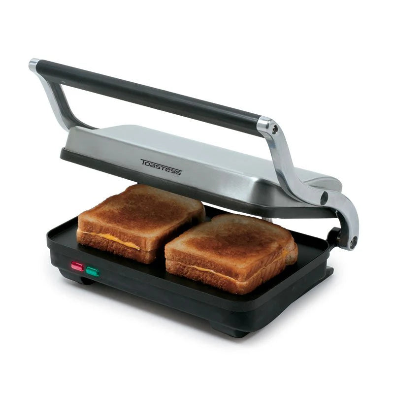 Salton Stainless Steel Electric Sandwich Grill with Floating Hinge Lid (TSG710)
