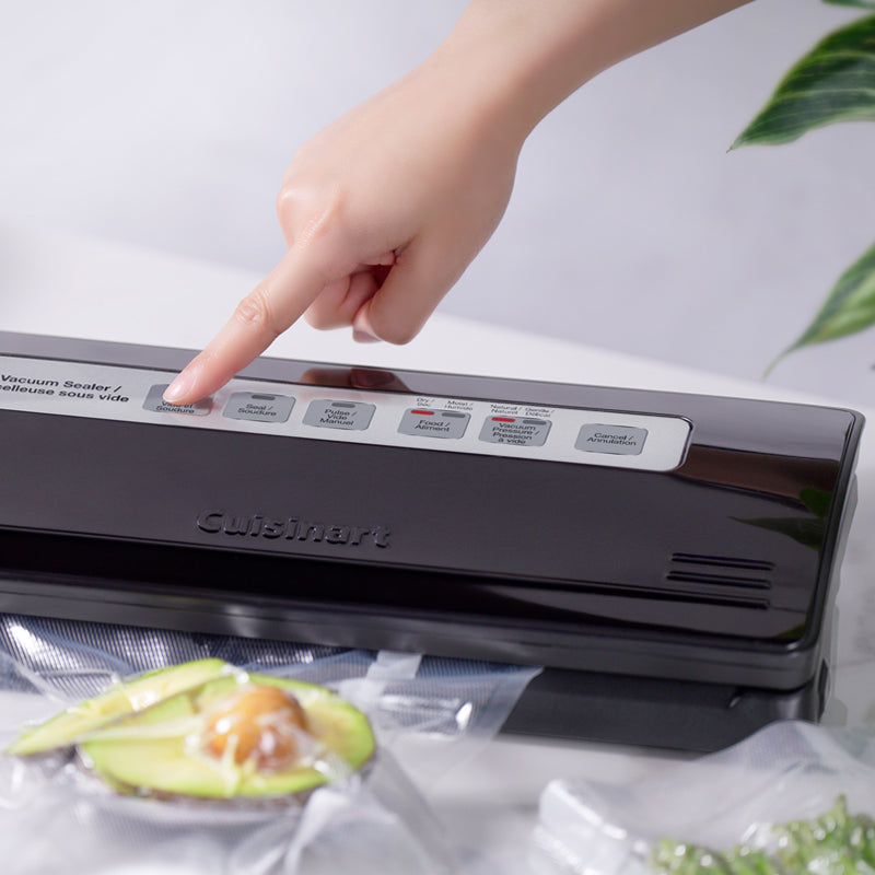 Cuisinart One-Touch Vacuum Sealer Black & Stainless Steel (VS-150C)