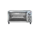 Black & Decker Toaster Oven with Natural Convection, Stainless Steel, 4-Slice [OPEN BOX]