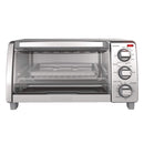 Black & Decker Toaster Oven with Natural Convection, Stainless Steel, 4-Slice [OPEN BOX]
