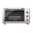Black & Decker Crisp 'N bake 6-Slice Air Fryer Toaster Oven, Stainless Steel, 5 Cooking Functions [OPEN BOX]