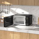 900 Watt Black and Stainless Steel Countertop Microwave Oven. 0.9 cu ft Hamilton Beach HB8436127995-01 [OPEN BOX]