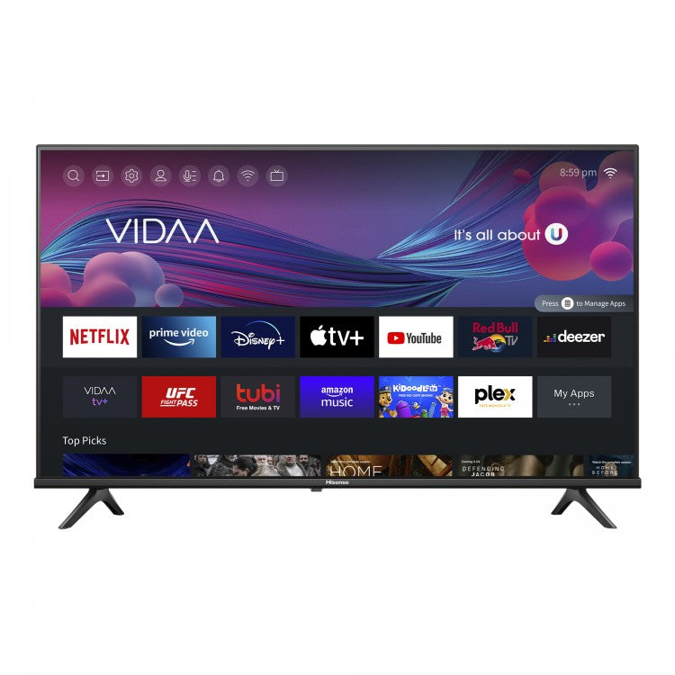 Téléviseur VIDAA LED HD Smart Série A4KV Hisense [BOITE OUVERTE]
