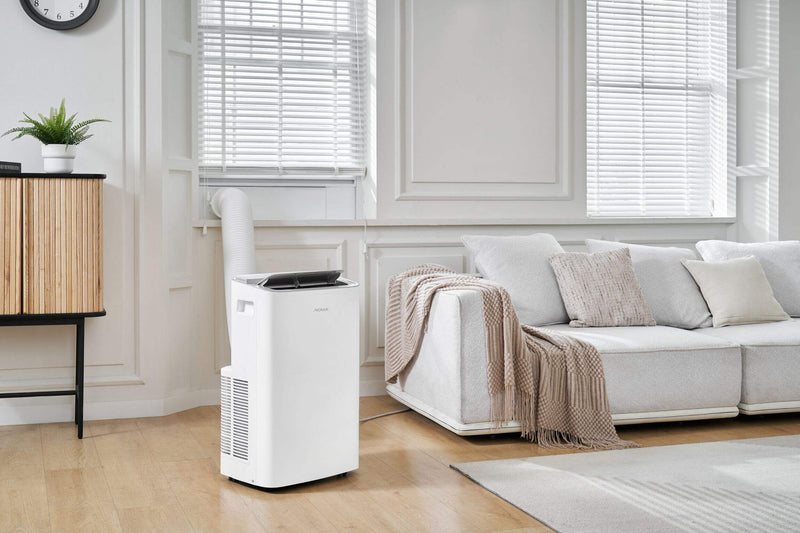 Climatiseur en 4 sens portatif sur roulettes Noma avec télécommande, 10 000 BTU, blanc NPX10RWCM [BOITE OUVERTE]