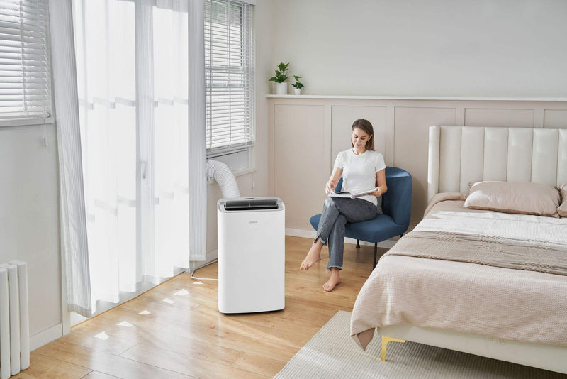 Climatiseur en 4 sens portatif sur roulettes Noma avec télécommande, 10 000 BTU, blanc NPX10RWCM [BOITE OUVERTE]