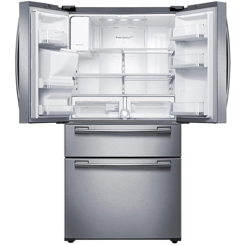 Samsung 36-inch, 28 cu. ft. French 4-Door Refrigerator with Ice and Water RF28HMEDBSR/AA IMAGE 2