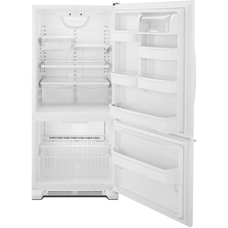 Whirlpool 30-inch, 18.6 cu. ft. Bottom Freezer Refrigerator WRB119WFBW IMAGE 2