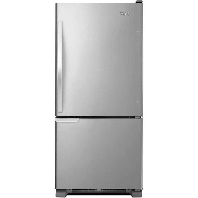 Whirlpool 30-inch, 18.6 cu. ft. Bottom Freezer Refrigerator WRB119WFBM IMAGE 1