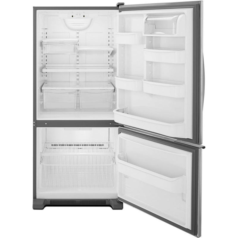 Whirlpool 30-inch, 18.6 cu. ft. Bottom Freezer Refrigerator WRB119WFBM IMAGE 2