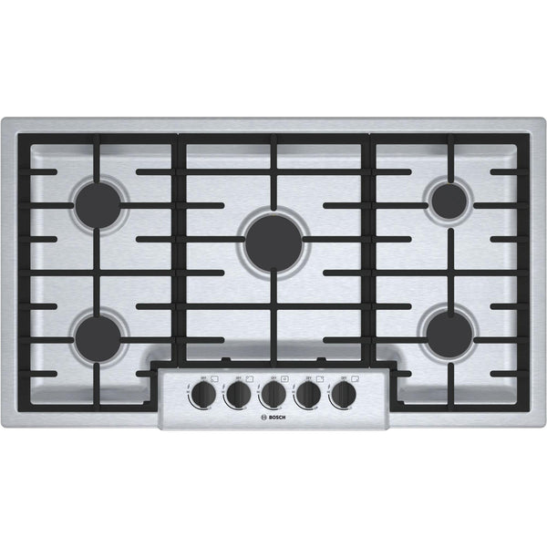 Bosch 36-inch Built-In Gas Cooktop NGM5655UC IMAGE 1