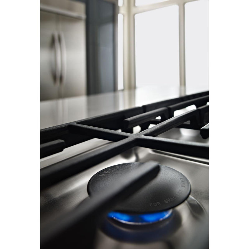 KitchenAid 30-inch Built-In Gas Cooktop with Even-Heat™ Burner KCGS550ESS IMAGE 6