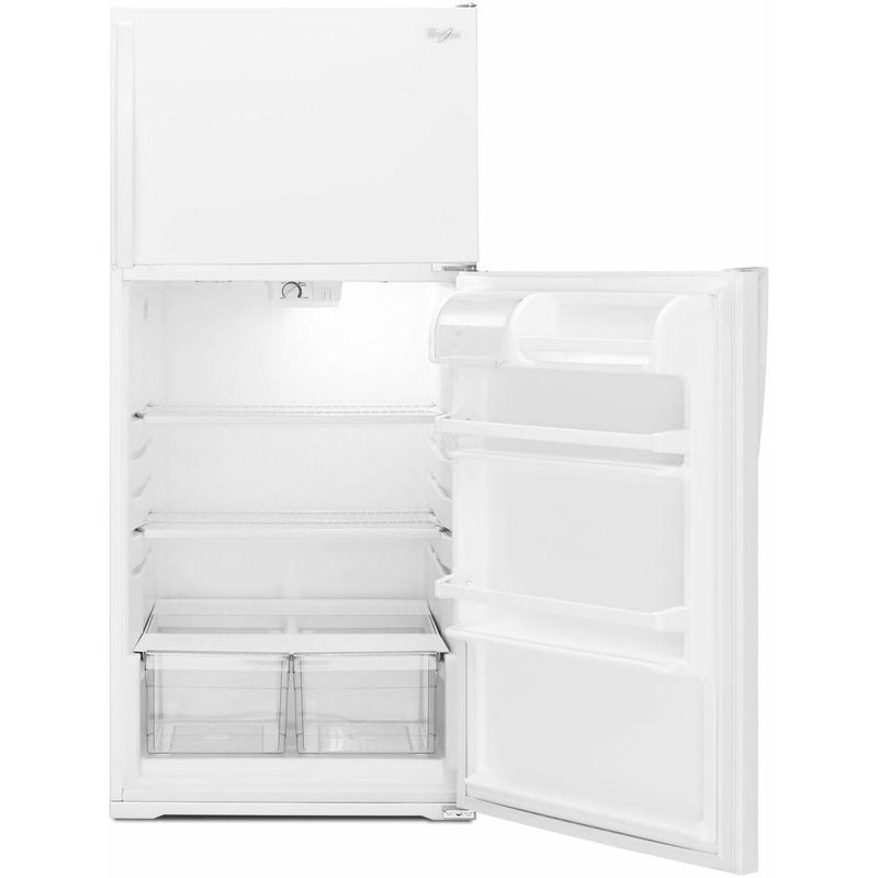 Whirlpool 28-inch, 14.3 cu. ft. Top Freezer Refrigerator WRT134TFDW IMAGE 3